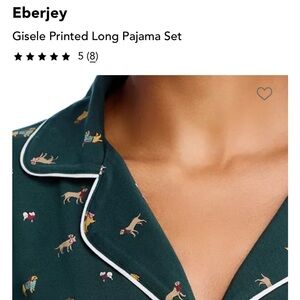Eberjey- Gisele Printed Long Pajama Set